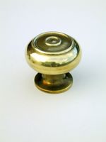 Brass Cupboard Door Knob - Small Bloxwich