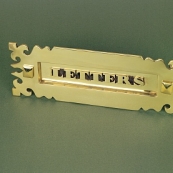 Brass Gothic Letter Box